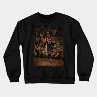 Mitch Richmond in Lakers Vintage Crewneck Sweatshirt